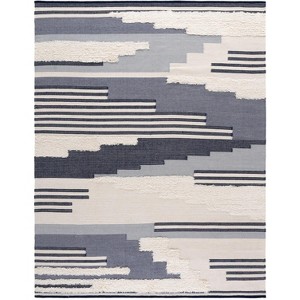 Kenya KNY280 Hand Woven Indoor Area Rug - Blue/Ivory - 9'x12