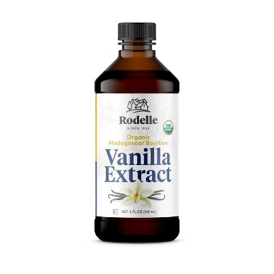 Rodelle Pure Vanilla Extract Organic - 6 pack, 4 oz