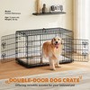 Yaheetech Metal Dog Crate for Small to Medium-Sized Dogs, Black - 2 of 4