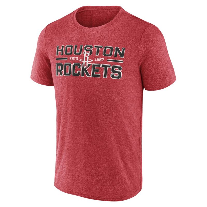 NBA Houston Rockets Men&#39;s Short Sleeve Drop Pass Performance T-Shirt, 2 of 4