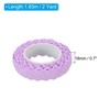 Unique Bargains Cotton Self-Adhesive Lace Ribbon for DIY Scrapbooking 2 Pcs - 2 of 3