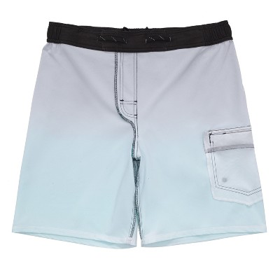 Rokka&Rolla Men's 9" Half Elastic Waist Board Swim Shorts -Ocean Gradient , size Large — фото 8
