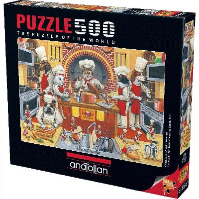 Anatolian Kool Kat Kuisine 500 pc   Jigsaw Puzzle 3586