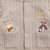 Disney Winnie the Pooh Baby Boys Pants Set with Bodysuit and Hooded Snap Quilted Jacket 3 Pack Set for Infant - 4 of 4