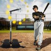 PLAYAPUT Baseball and Softball Batting Tee with Tethered Ball,  Improved Swing Power and Accuracy, Black - 4 of 4