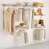 Rubbermaid Configurations Classic Custom 4 Foot to 8 Foot Wide Walk In or Reach In Closet Shelving and Hanging Storage Solution Kit - 3 of 3