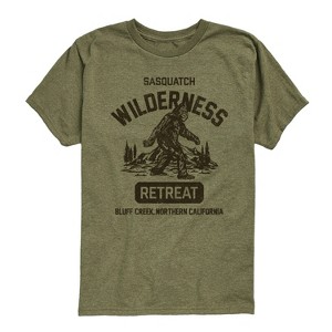 Boys' - Instant Message - Sasquatch Wilderness Retreat Short Sleeve Graphic T-Shirt - 1 of 4