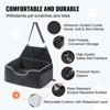 VEVOR Dog Car Seat, Dog Booster Seat for Car with A Storage Pocket, Pet Car Seat with Clip-On Safety Leash, Sponge Filling, Dog Car Bed - 4 of 4