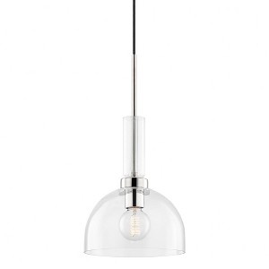 Mitzi Tabitha 1 - Light Pendant in  Polished Nickel Clear Shade - 1 of 1
