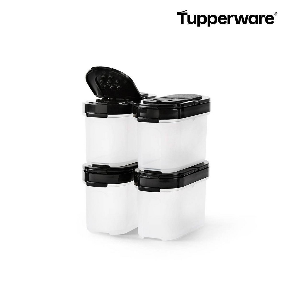 Tupperware 4pc Small Spice Shaker Container Set