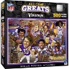 MasterPieces NFL Minnesota Vikings 500 Piece Jigsaw Puzzle - All-Time Greats Eco Friendly - 2 of 4