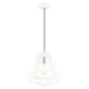 Livex Lighting Knox 1 - Light Pendant in  Shiny White - 3 of 4