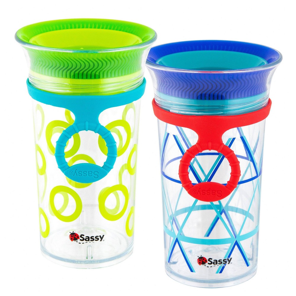 UPC 037977302479 product image for Sassy 9oz Tritan Sippy Cup 2pk | upcitemdb.com