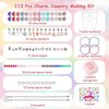 Probe Hues Probe Hues 110-Piece Charm Bracelet Kit, DIY Jewelry for Girls Ages 5-12 - 3 of 3