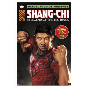 Trends International Marvel Shang - Legend of Ten Rings - Action Issue Framed Wall Poster Prints - 1 of 4