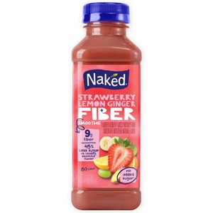 Naked Juice Strawberry Lemon Ginger Fiber Smoothie - 15.2 fl oz - 1 of 4