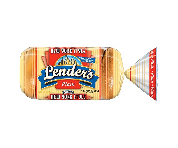 Lender's Plain Bagel Shop Bagels - 6ct