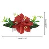 Unique Bargains Women's Styling Simulated Flowers Hair Clip Comb 1 Pc - 2 of 4