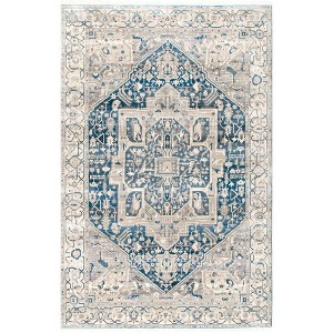 Nuloom Harriet Vintage Medallion Fringe Area Rug - 1 of 4