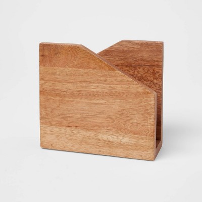 Wood Paper Towel Holder Black - Threshold™ : Target