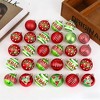 20 PCS Shatterproof Christmas Ball Ornaments, 2.36 Inch Plastic Hanging Balls in Red Gold Green Multiple Colors - 3 of 4