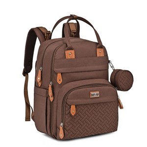 BabbleRoo Polyester Diaper Bag Backpack for Stylish Parents, Spacious Baby Bag, Versatile Baby Diaper Bag - 1 of 4