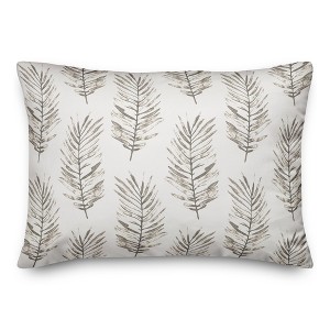 Creative Products White Fern Pattern 14x20 Indoor / Outdoor Pillow - 1 of 4
