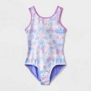 Girls' Gymnastics Leopard Pull-on Leotard - Cat & Jack