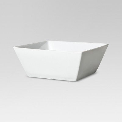 Photo 1 of (4 PACK) Square Rim Cereal Bowl Porcelain 15oz Set of 4 - Threshold