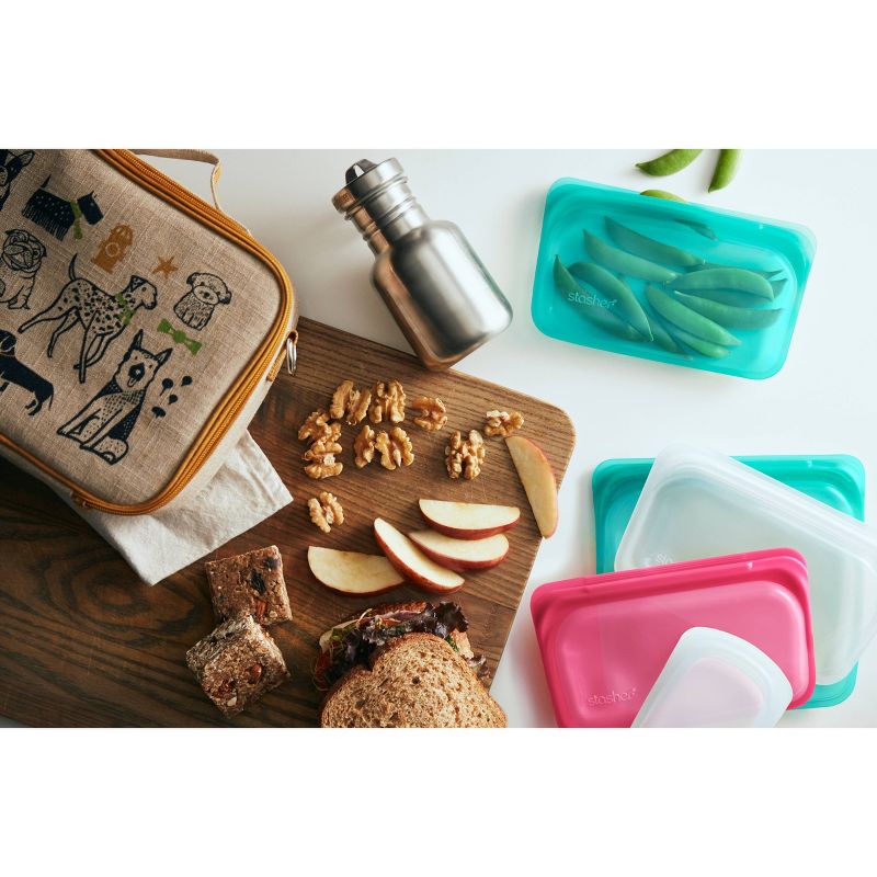 Stasher Reusable Food Storage Snack Bag - Mystery Color, 3 of 15