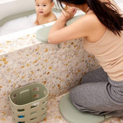 Lalo Bath Toy Bin - Sage: Shower Caddy, 9 Height, 8.5 Width