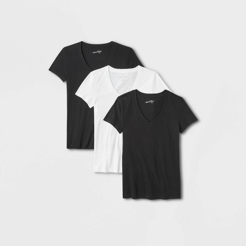 Women's Shrunken Short Sleeve T-shirt - Universal Thread™ Black Xl : Target