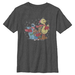 Boys Sesame Street Friends Singing Christmas Carols T Shirt - 1 of 4