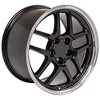 OE Wheels CV04 18 Inch Rim Fits Corvette C5 Z06 Style 5x120.65 18x10.5 Gloss Black Machined Lip - Hollander 5124 (1) - 3 of 4