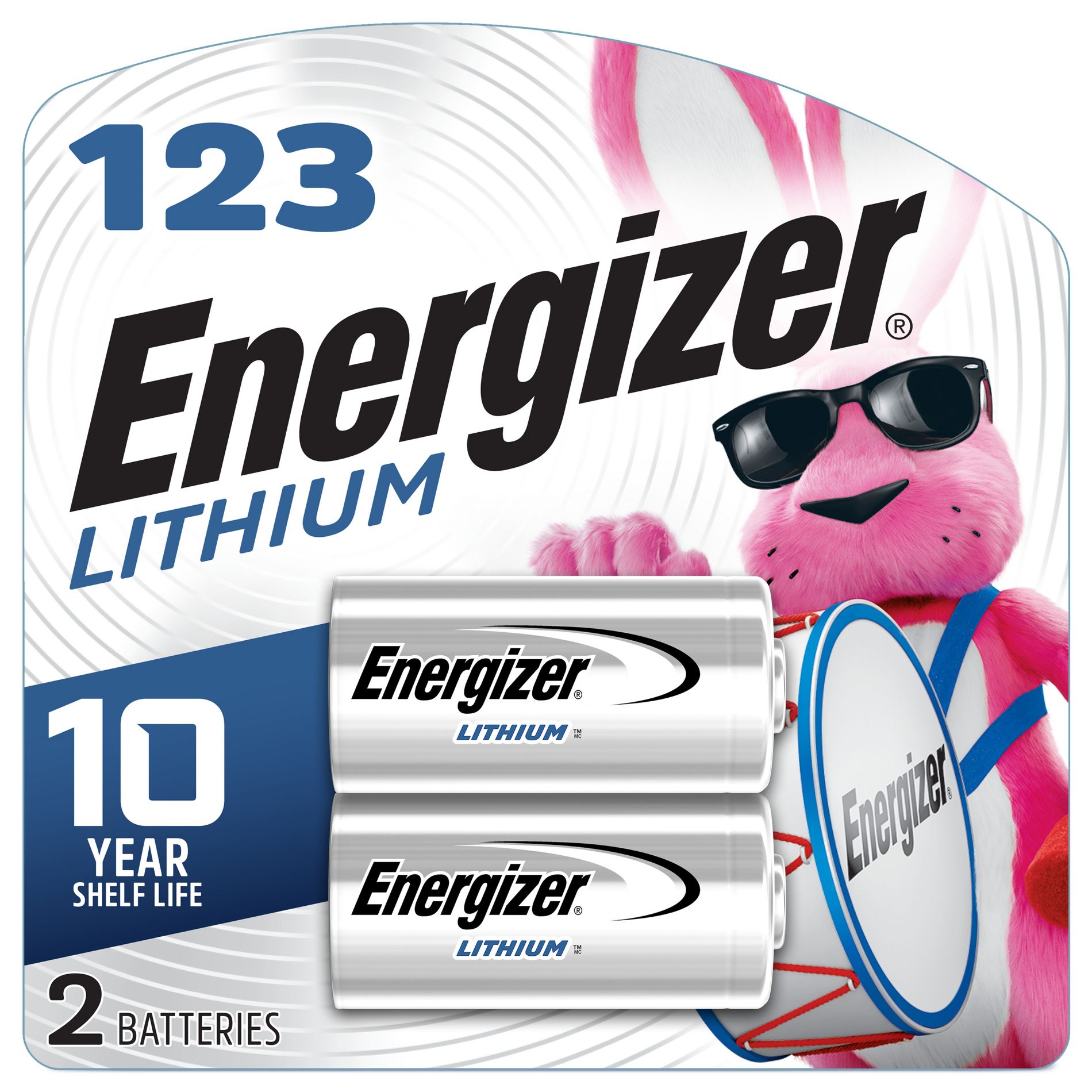 Energizer 123 Batteries 2pk - Lithium Battery: 3.0V Household Power