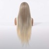 Jessie's Wig 30 Inch Long Straight Wig Synthetic Hair 13x3.5 Lace Wigs Highlights Blonde 1 Pc/Pack - 4 of 4