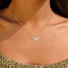 14K Gold Plated Necklace for Women Dainty Cute Cross | Flower | Lotus | Round Coin | Key Charm Pendant Necklace Gold Jewelry Trendy - 4 of 4