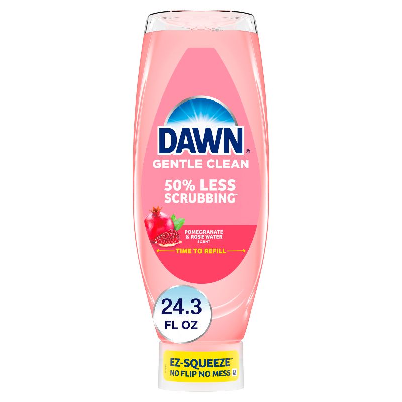Dawn Pomegranate &#38; Rose Water Gentle Clean EZ-Squeeze Dishwashing Liquid Dish Soap - 24.3 fl oz, 1 of 16