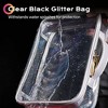 Byootique Set of 2 Clear Makeup Bag Cosmetic Organizer Travel Toiletry Pouch Handle Zipper for Makeup Artist Silver - 2 of 4