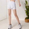 Anna-Kaci Active Women's High-Waist Double-Layer Running Shorts with Built-In Compression - 2 of 4