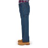 Smith's Workwear Men's Relaxed Fit Stretch Carpenter Utility Jean | Light Vintage Washed - image 3 of 4