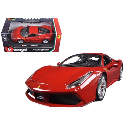 Ferrari 488 GTB Red 1/24 Diecast Model Car by Bburago