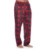 Ashford & Brooks Men's Jersey Knit Long-Sleeve Top and Mink Fleece Bottom Pajama Set - 4 of 4