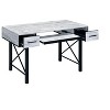 CAVINAS Home Office Desk Morden Writing Desk with 2 Storage Drawers and Keyboard Tray for Work - 3 of 4
