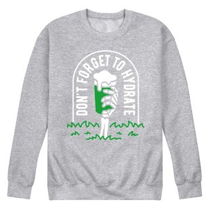 Men's - Instant Message - Don't Forget To Hydrate Graphic Fleece Sweatshirt - 1 of 4