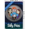 Trends International Sally Face - Fisheye Unframed Wall Poster Prints - 3 of 4