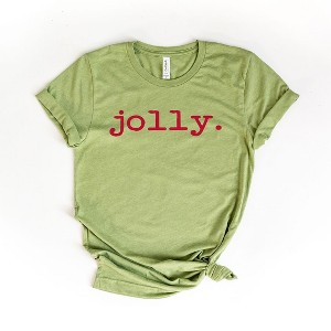Simply Sage Market Women's Jolly Typewriter Short Sleeve Graphic Tee - 1 of 2