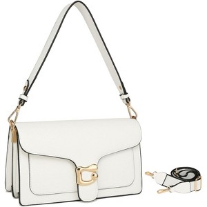 Crossbody Bags for Women Trendy - Small Bag Leather Handbags Evening Clutch with 2 Straps - 1 of 4