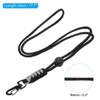 Unique Bargains Polyester Wear-resistant Lightweight ID Card Neck Lanyards with Hooks - 2 of 4