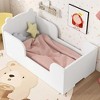 CAVINAS Bear Shape Toddler Bed for Ages 3-6,Modern Floor Bed Frame with Rounded Corners,Toddler Bed for Bedroom - 2 of 4